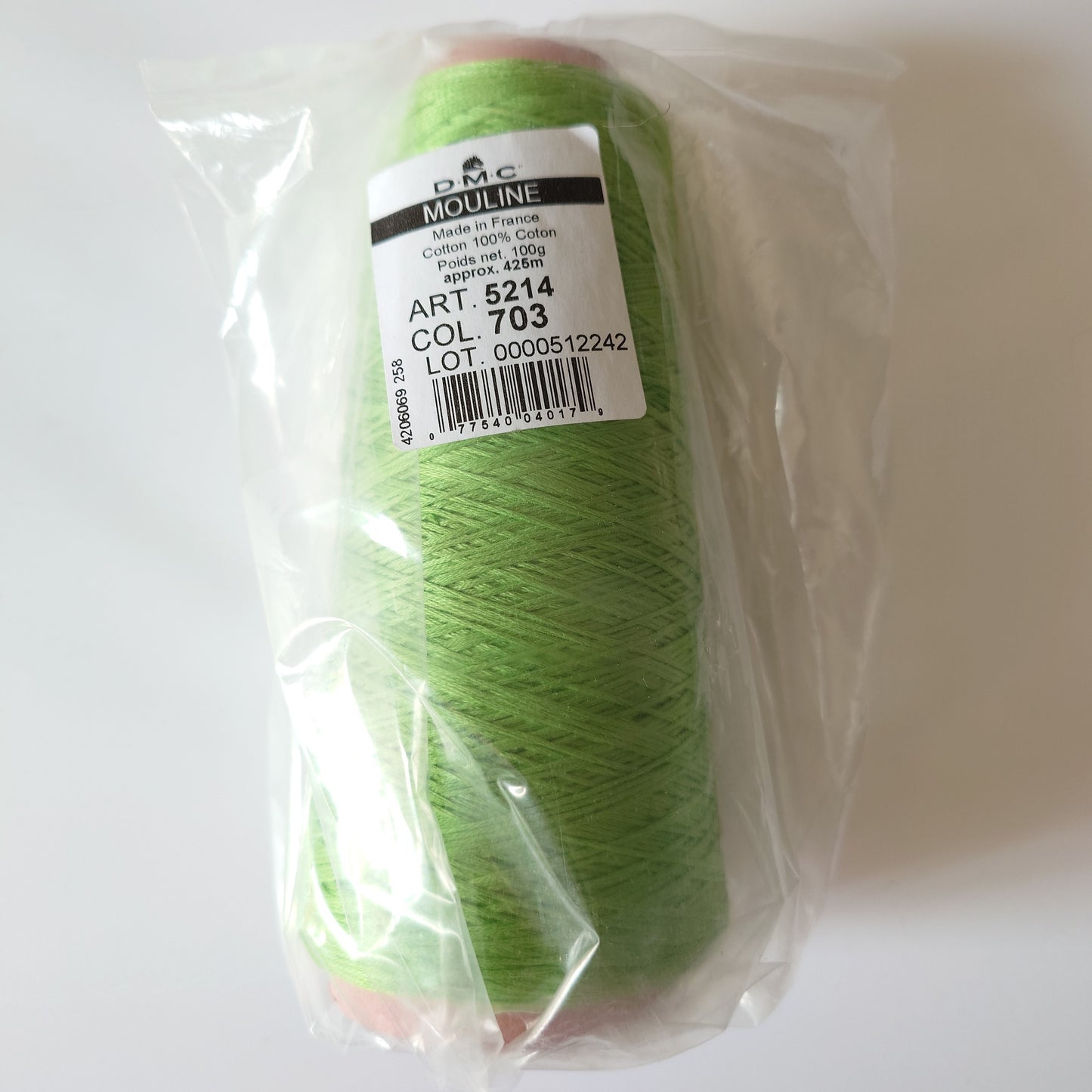 DMC 100g Thread Cone #703 Springtime Green