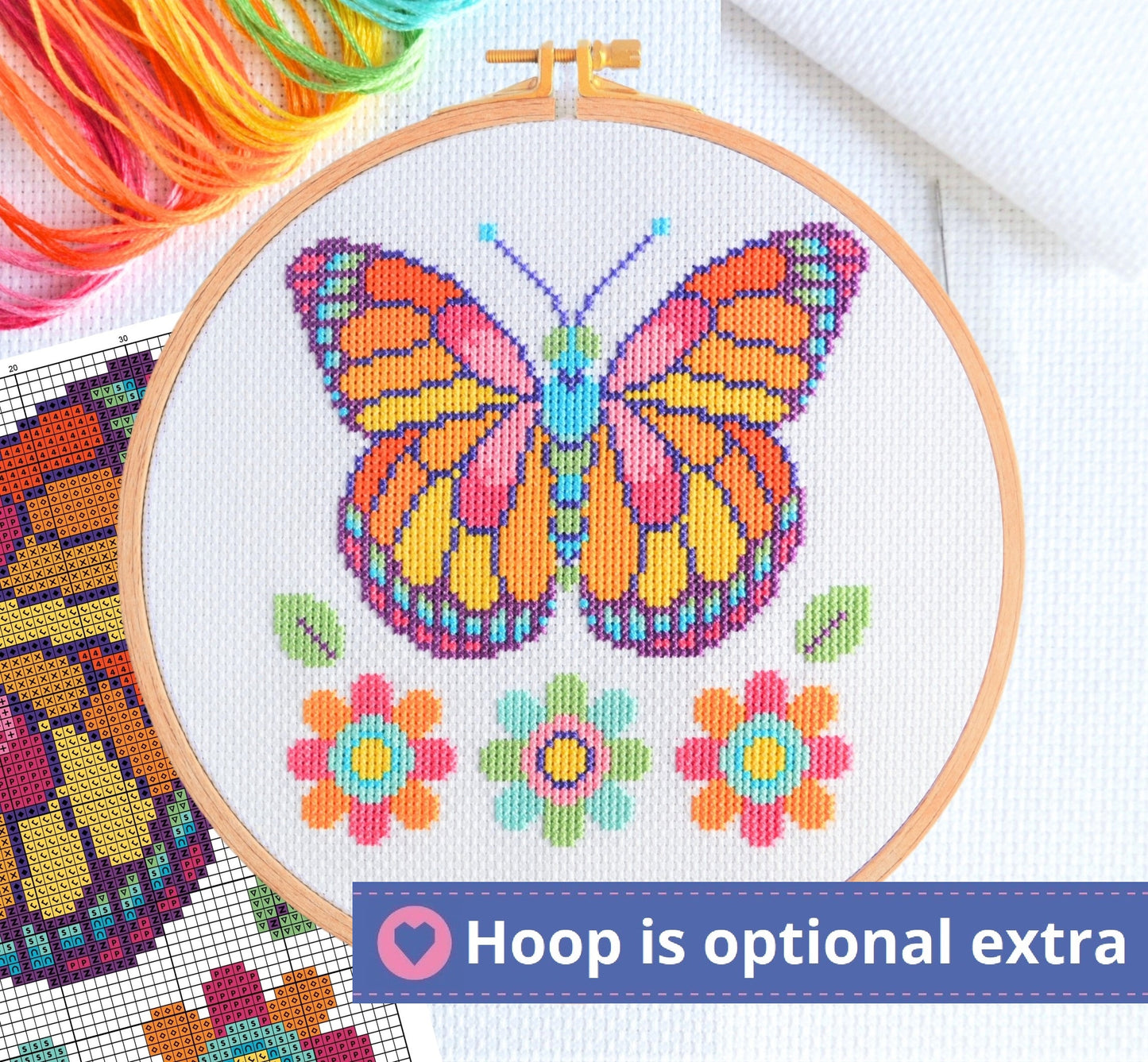 Butterfly Cross Stitch Kit