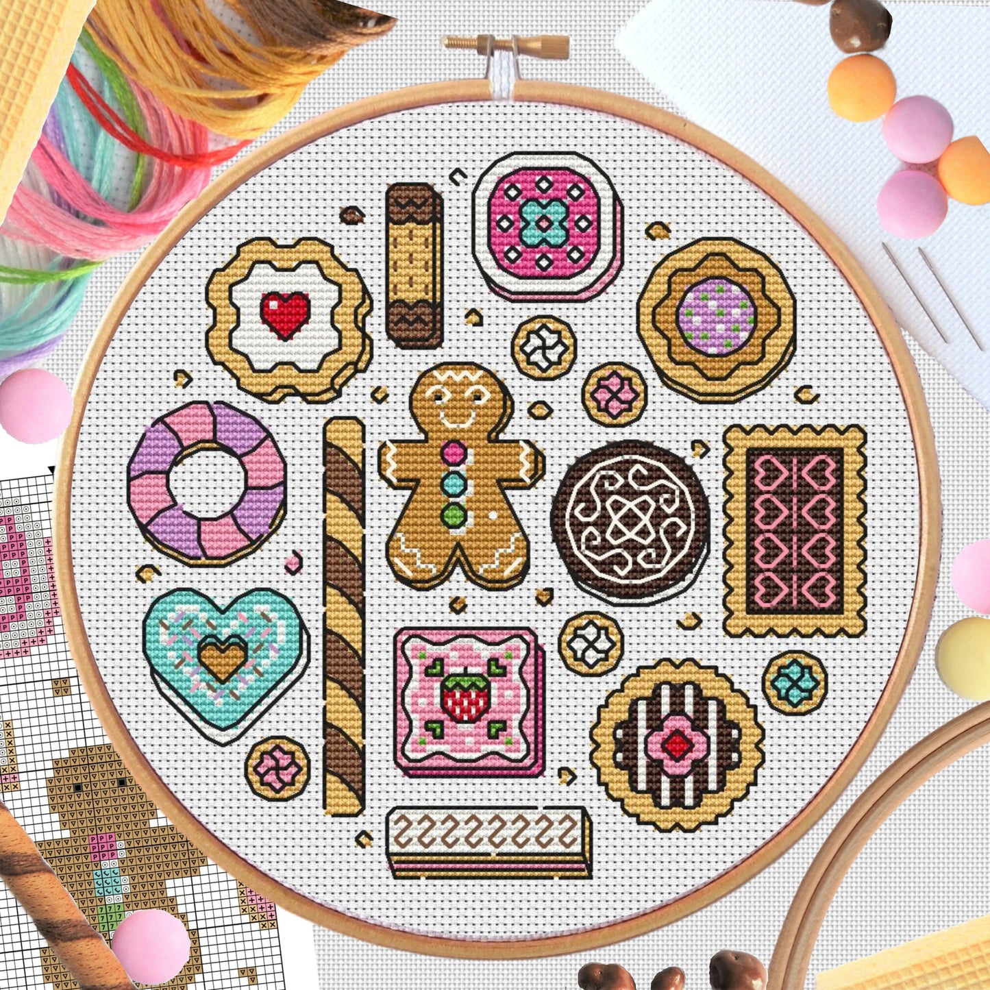 PDF Pattern for Cookies Sampler