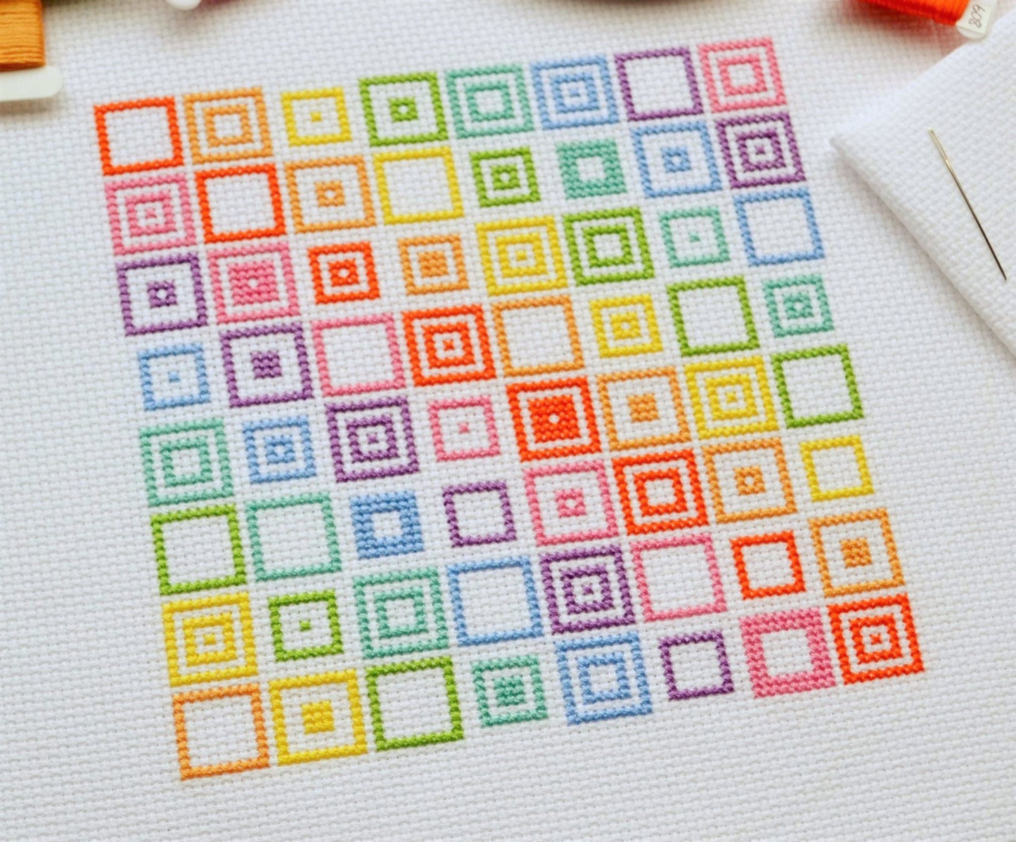 Bundle Offer: Rainbow Geometrics 3 Cross Stitch Kits Special Purchase