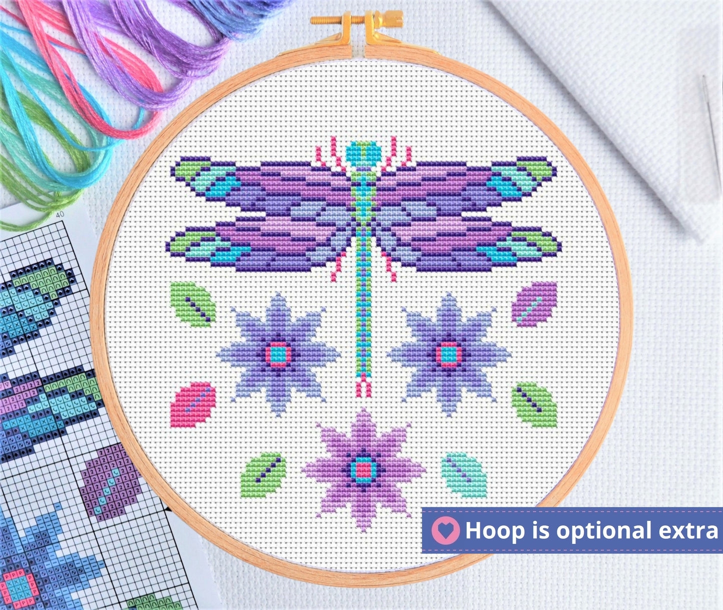 Dragonfly Cross Stitch Kit