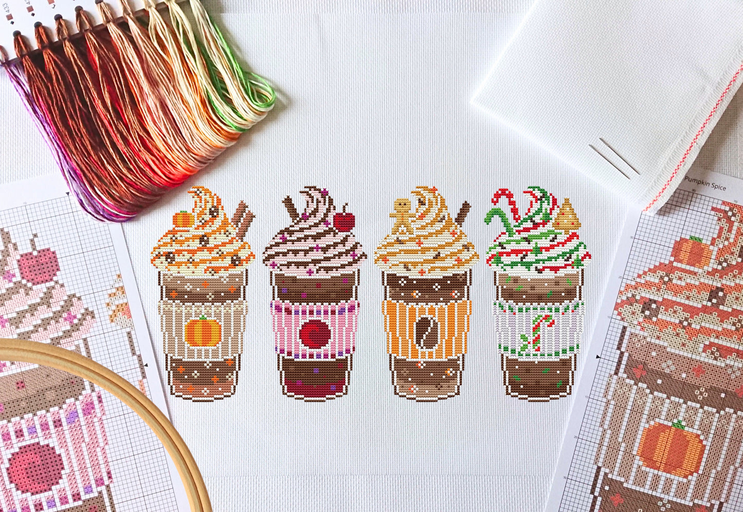 Fancy Frappes Cross Stitch Kit