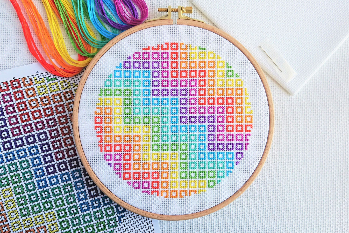Bundle Offer: Rainbow Geometrics 3 Cross Stitch Kits Special Purchase
