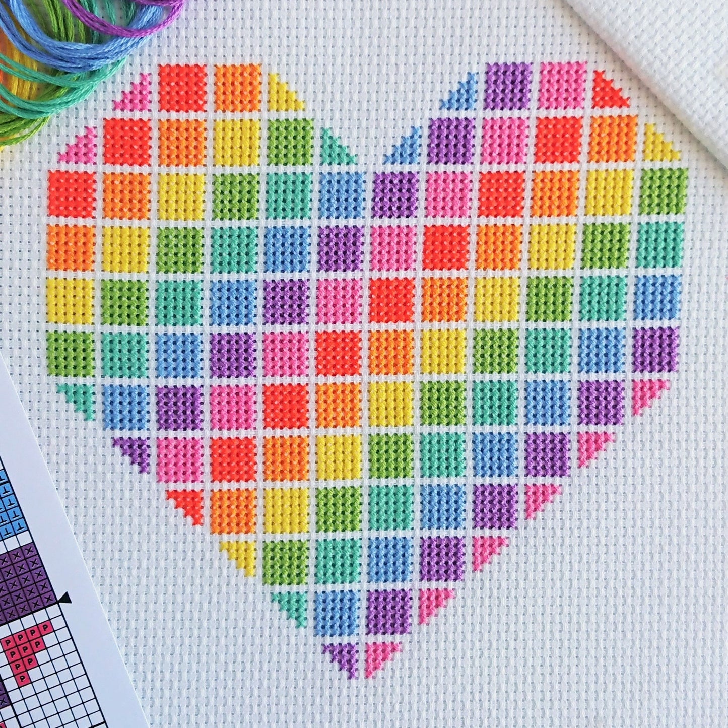 Bundle Offer: Rainbow Geometrics 3 Cross Stitch Kits Special Purchase