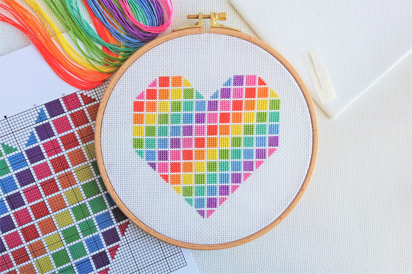Bundle Offer: Rainbow Geometrics 3 Cross Stitch Kits Special Purchase