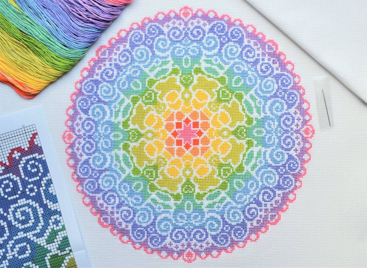 Bundle Offer: Spectrum and Spectral Mandala Cross Stitch Kits