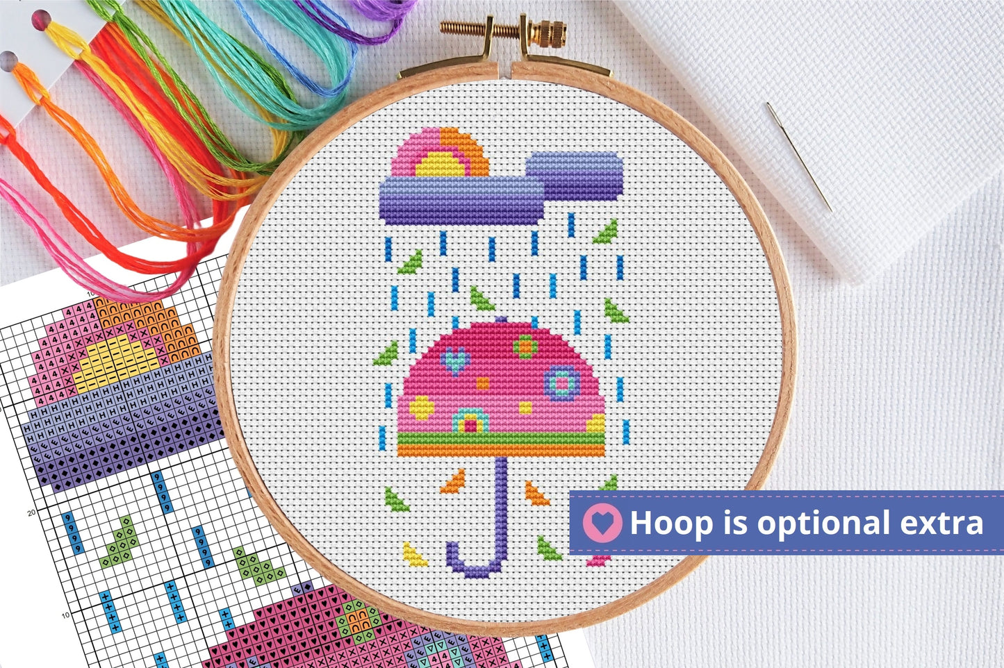 Rainy Days Cross Stitch Kit