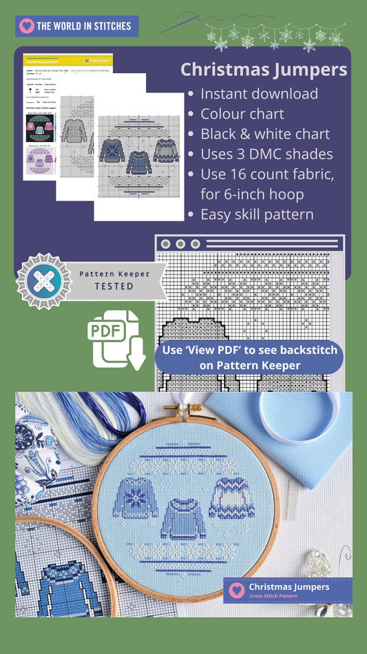 PDF Pattern for Christmas Jumpers