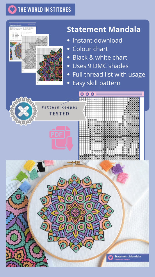 PDF Pattern for Statement Mandala