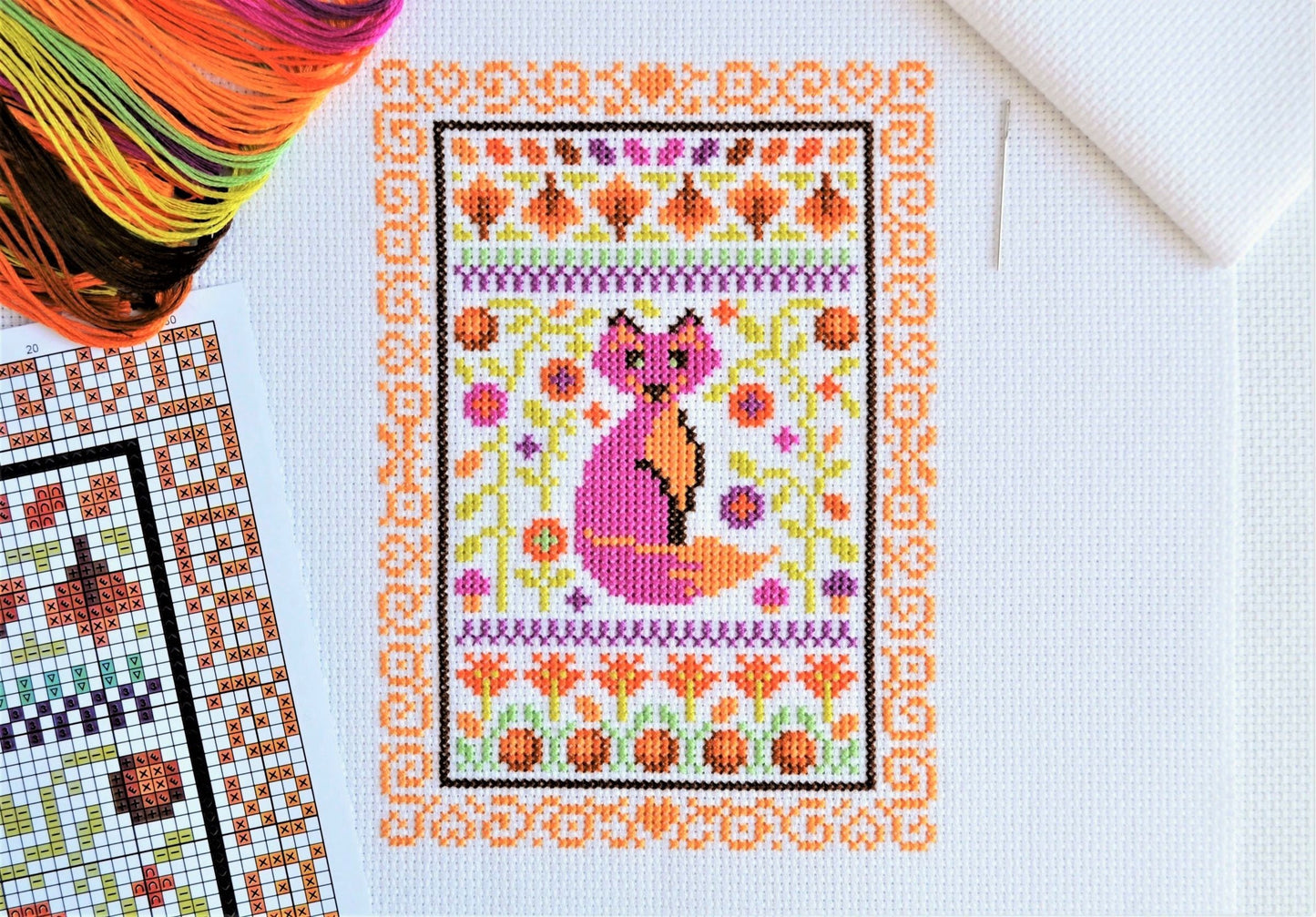 Autumn Sampler Cross Stitch Kit