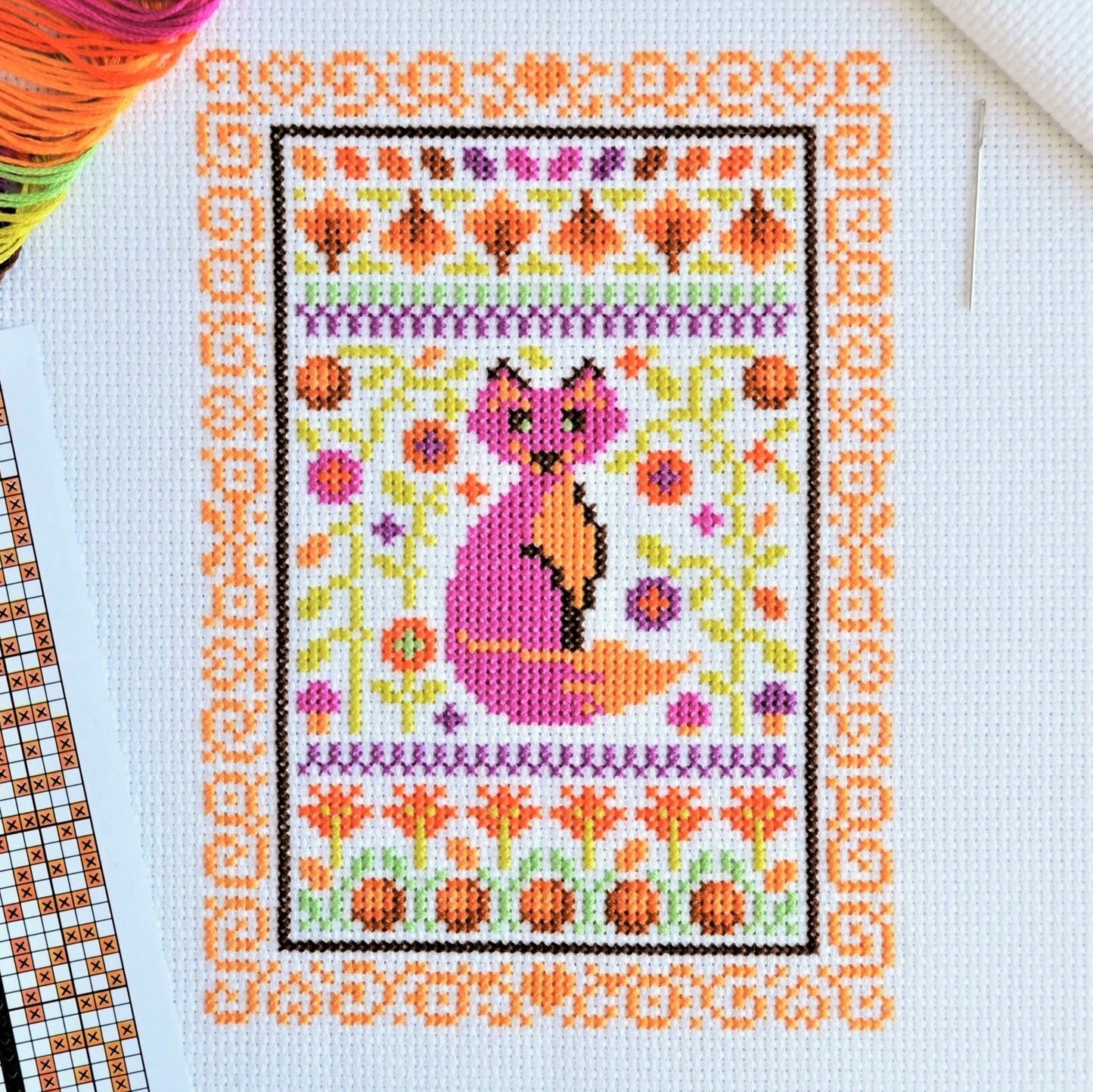 Autumn Sampler Cross Stitch Kit