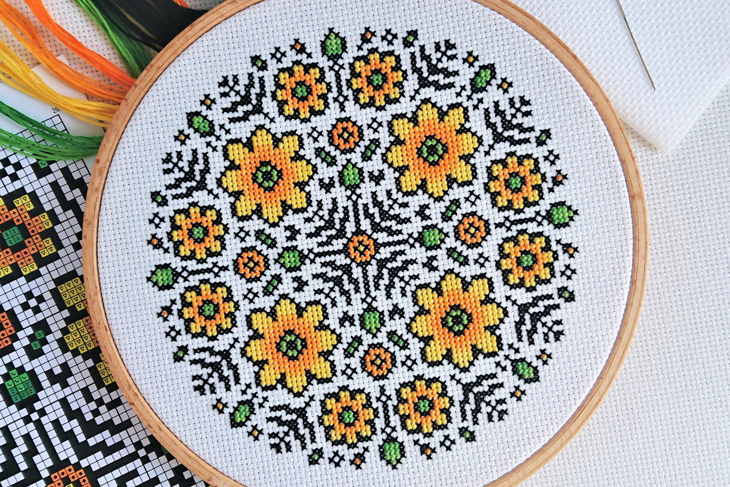 PDF Pattern for Flower Mandala