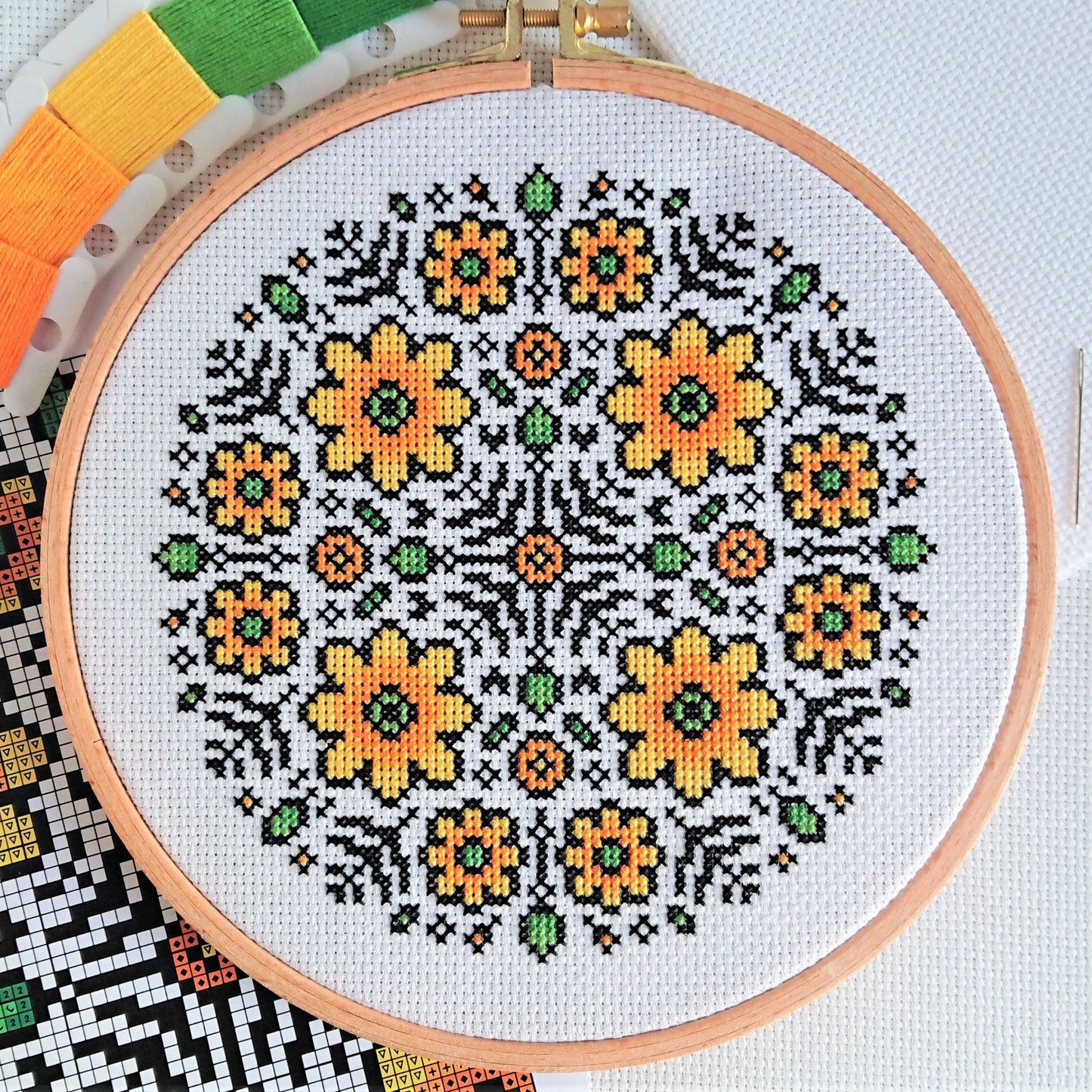 PDF Pattern for Flower Mandala