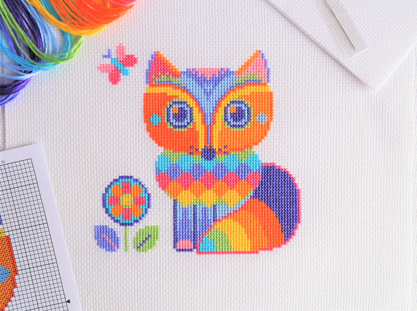 Hazel the Fox Cross Stitch Kit