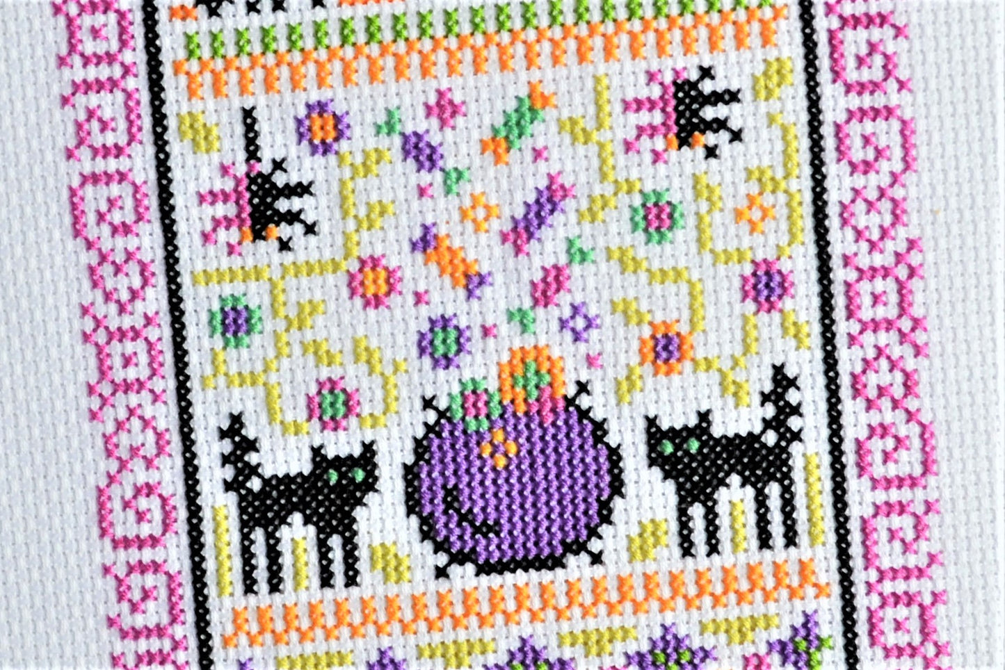 Halloween Sampler Cross Stitch Kit