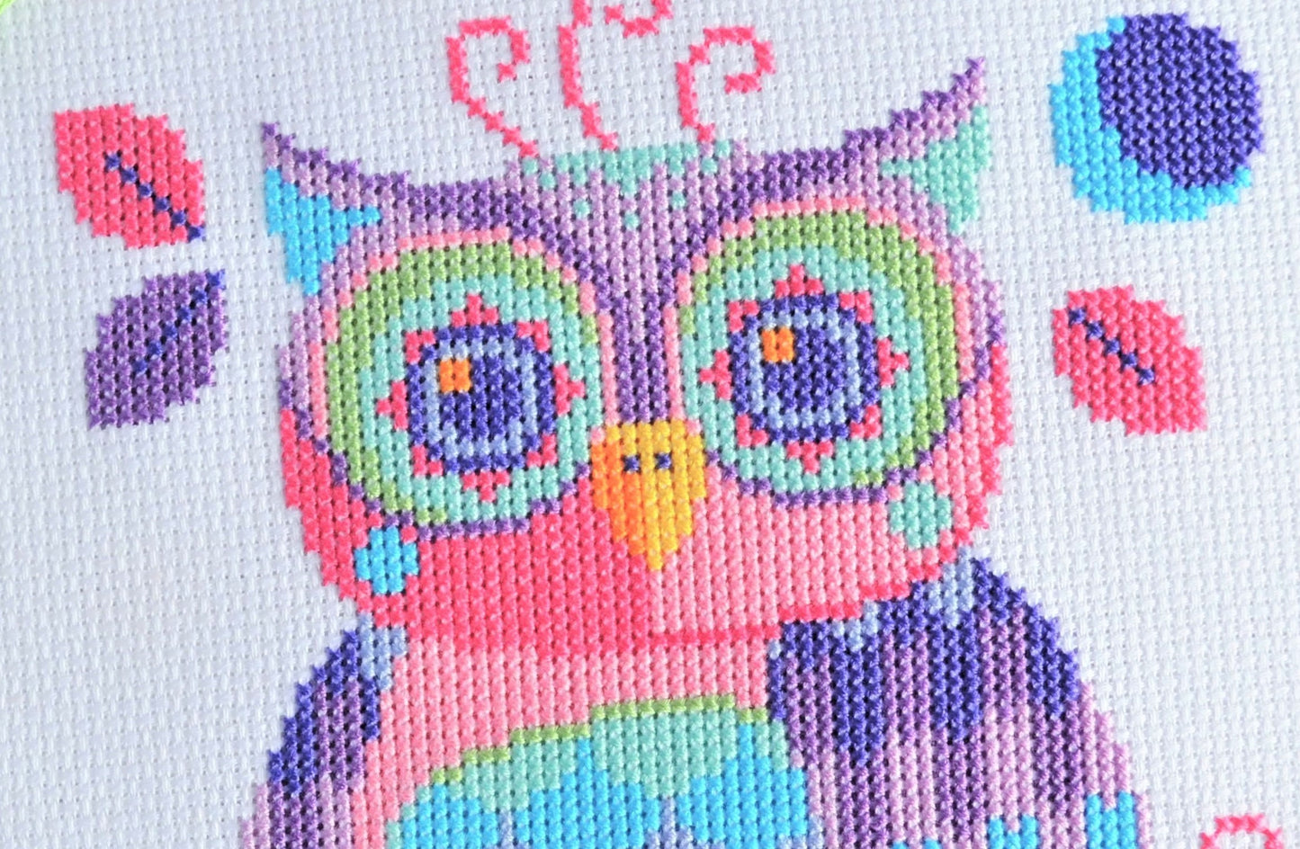 Florence the Owl Cross Stitch Kit