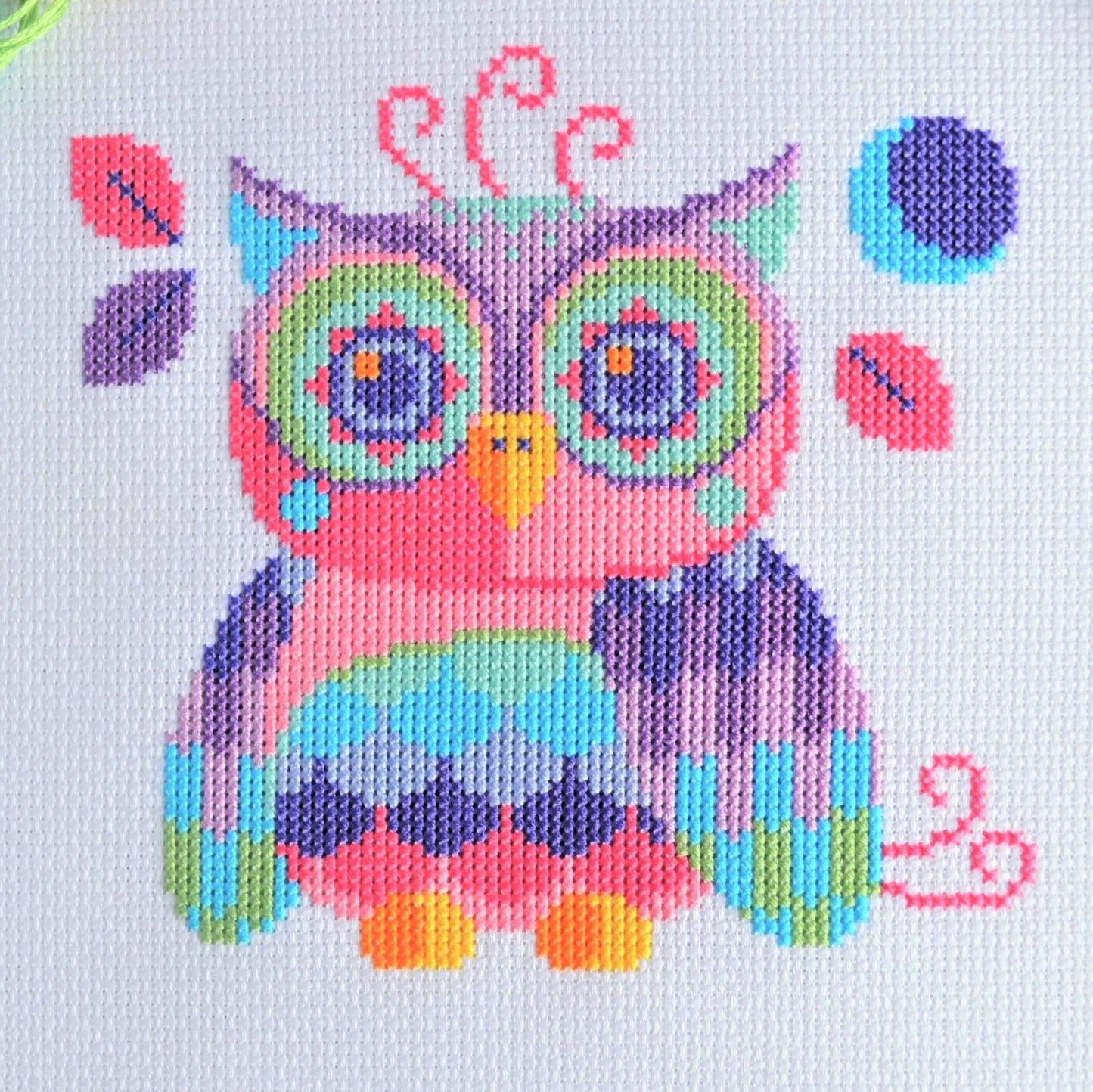 Florence the Owl Cross Stitch Kit