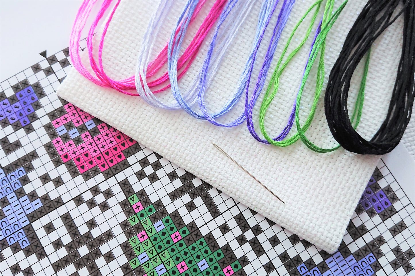 Mini Pastel Mandala v.1 Cross Stitch Kit