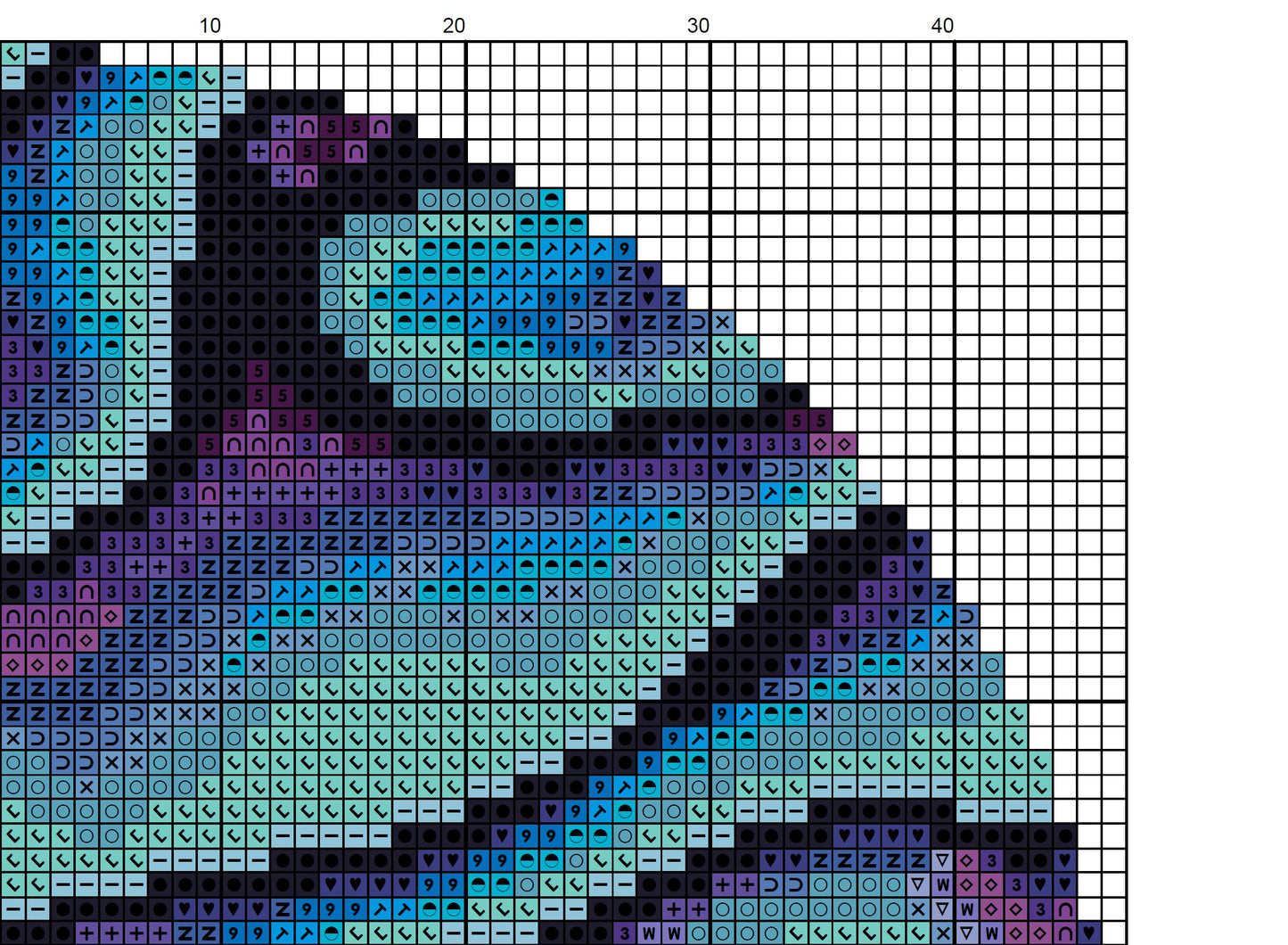 Paua Shell Cross Stitch Kit