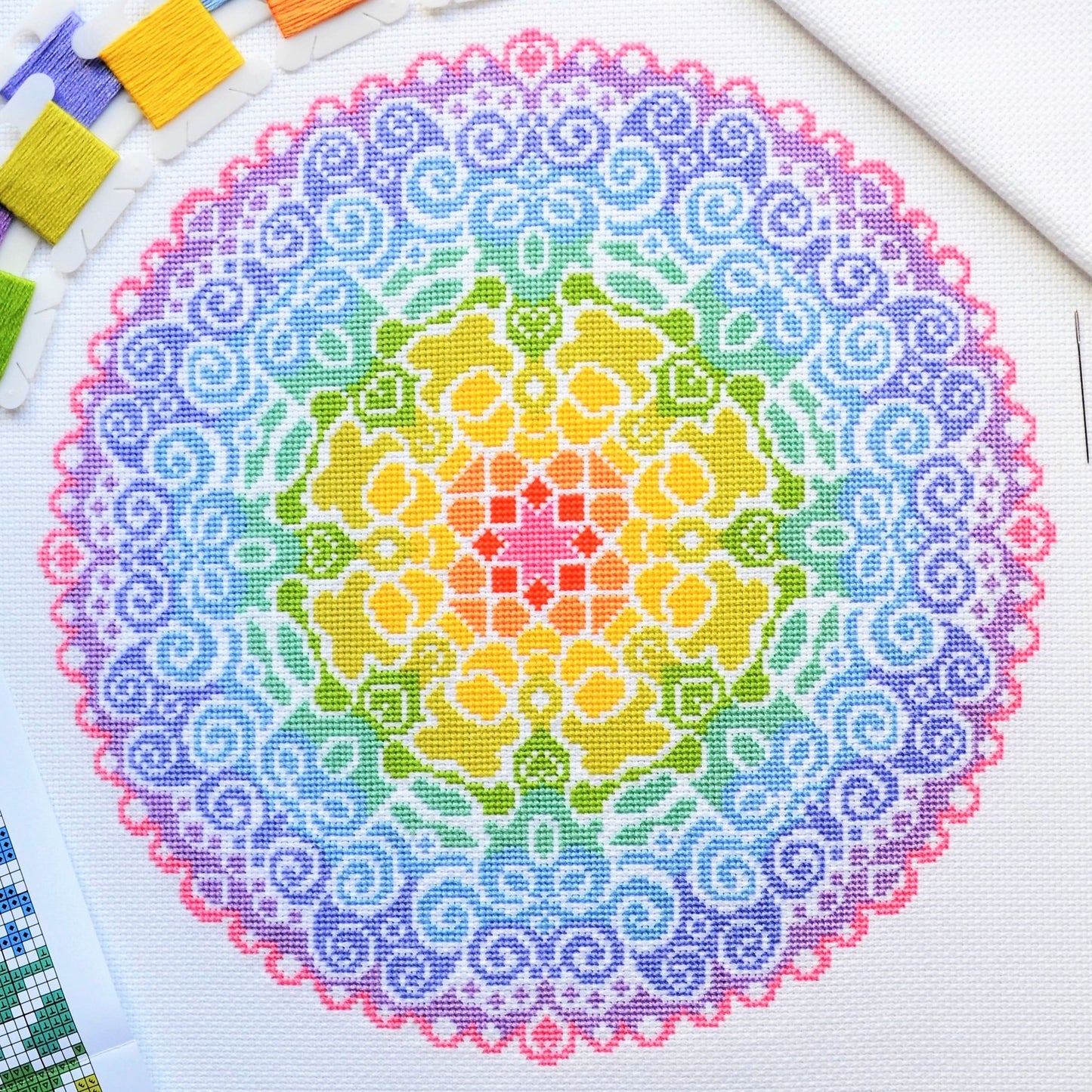 PDF Pattern for Spectral Mandala