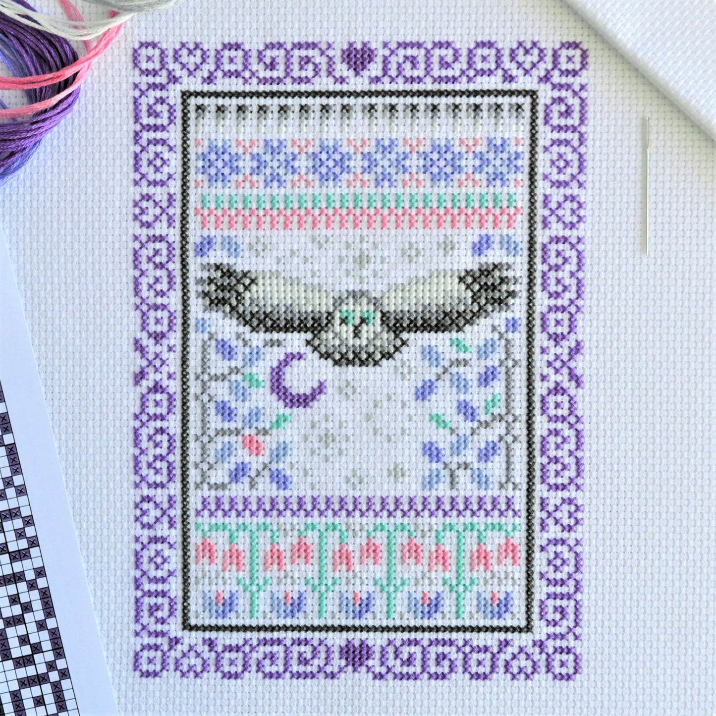 Winter Sampler Cross Stitch Kit