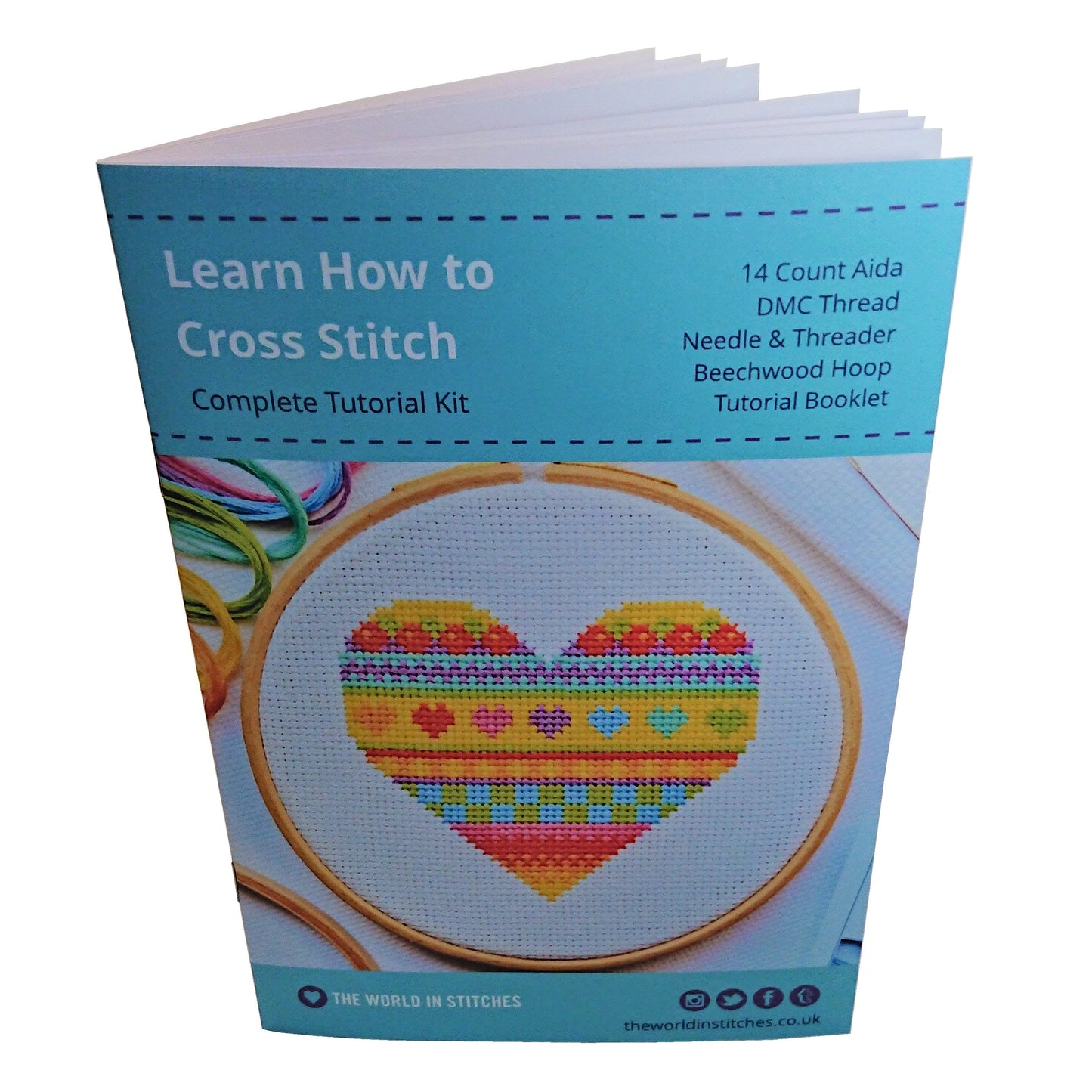 Cross Stitch Kit for Beginners ~ Heart