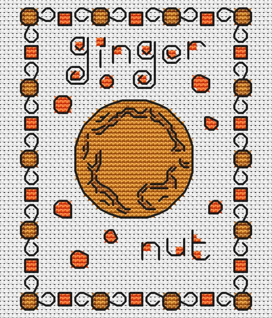 Gingernut Free Cross Stitch Chart