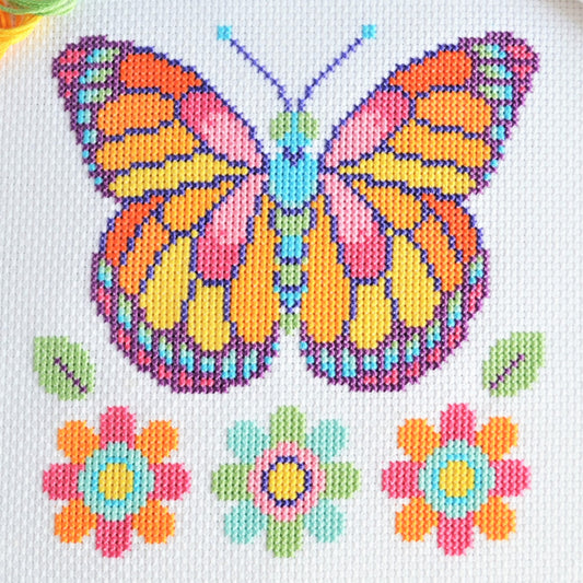 Free Butterfly Cross Stitch Chart