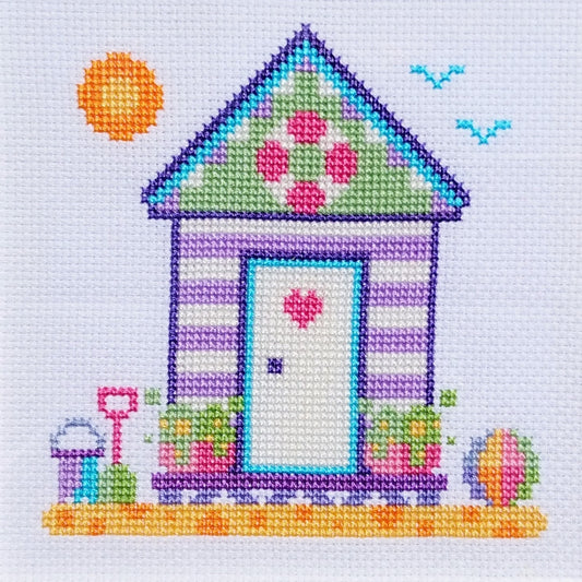 Free Cross Stitch Chart 'Beach Scenes' 2 of 3