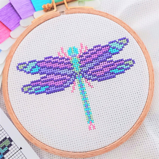 Free Mini Dragonfly Cross Stitch Chart