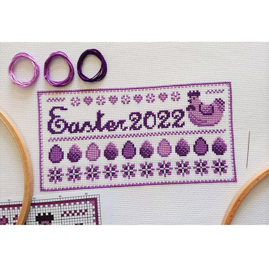 Free Easter 2022 Cross Stitch Chart