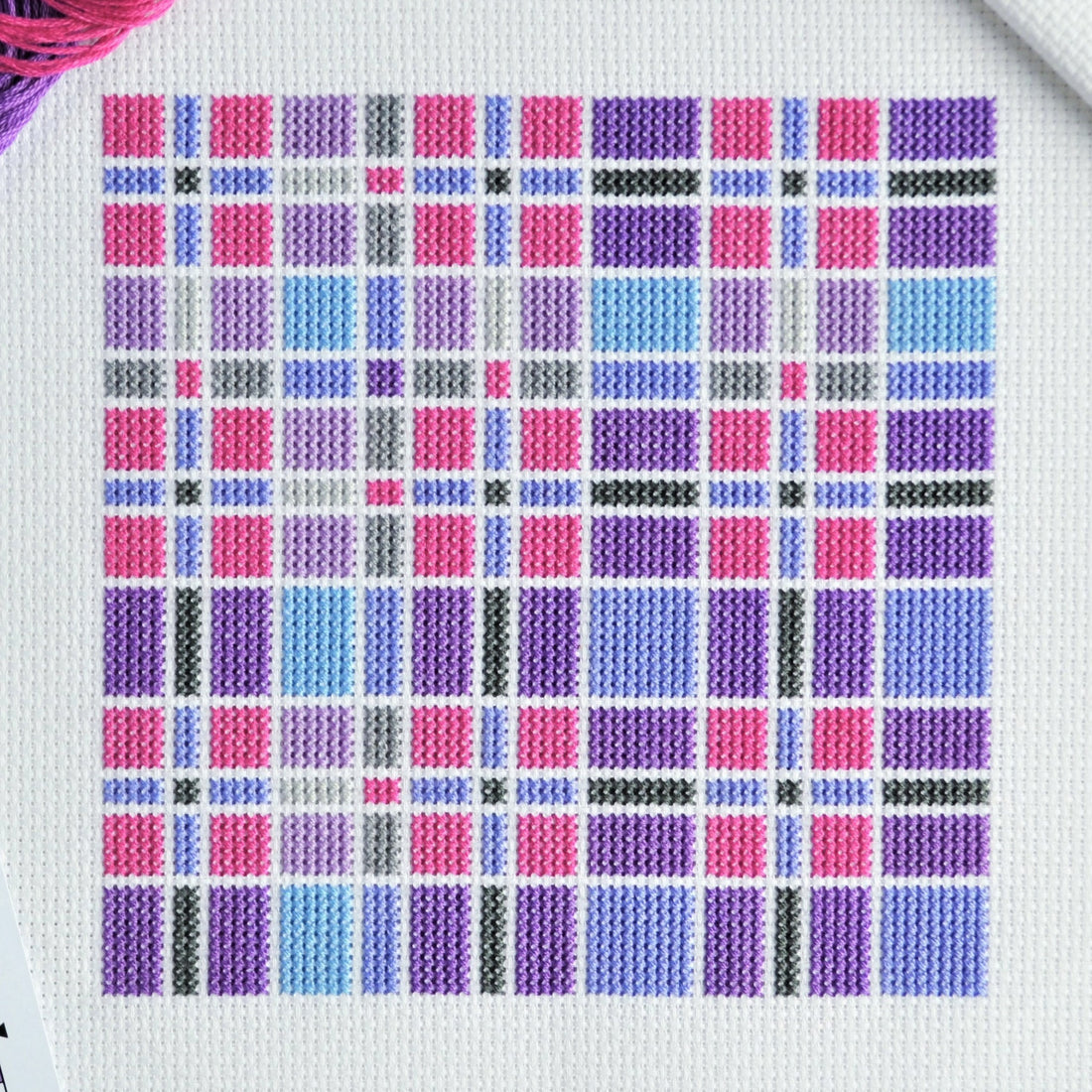 Tartan Square Cross Stitch Chart
