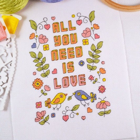 Free Pattern for Spring: All You Need Is Love