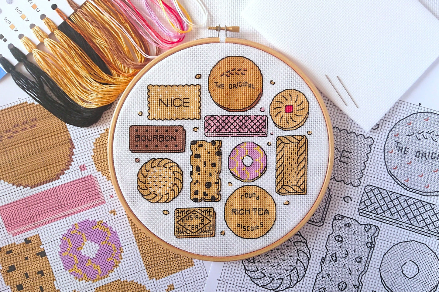 Biscuits Sampler Cross Stitch Kit
