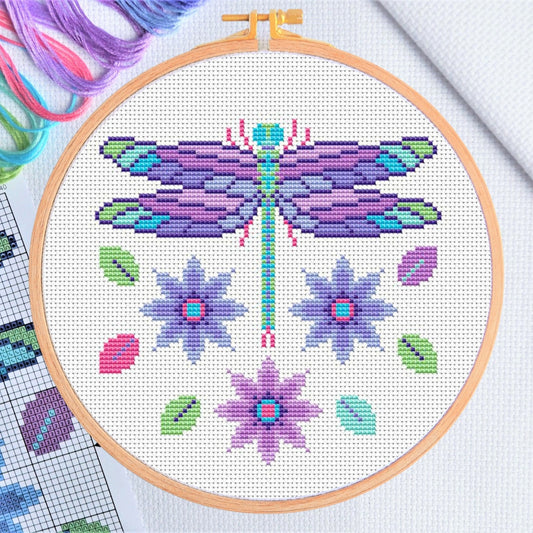 Dragonfly Cross Stitch Kit