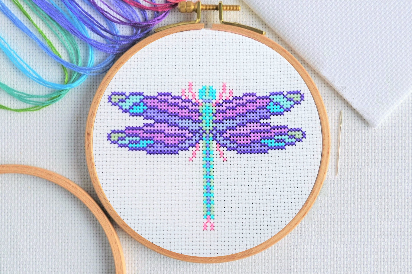 Mini Dragonfly Cross Stitch Kit