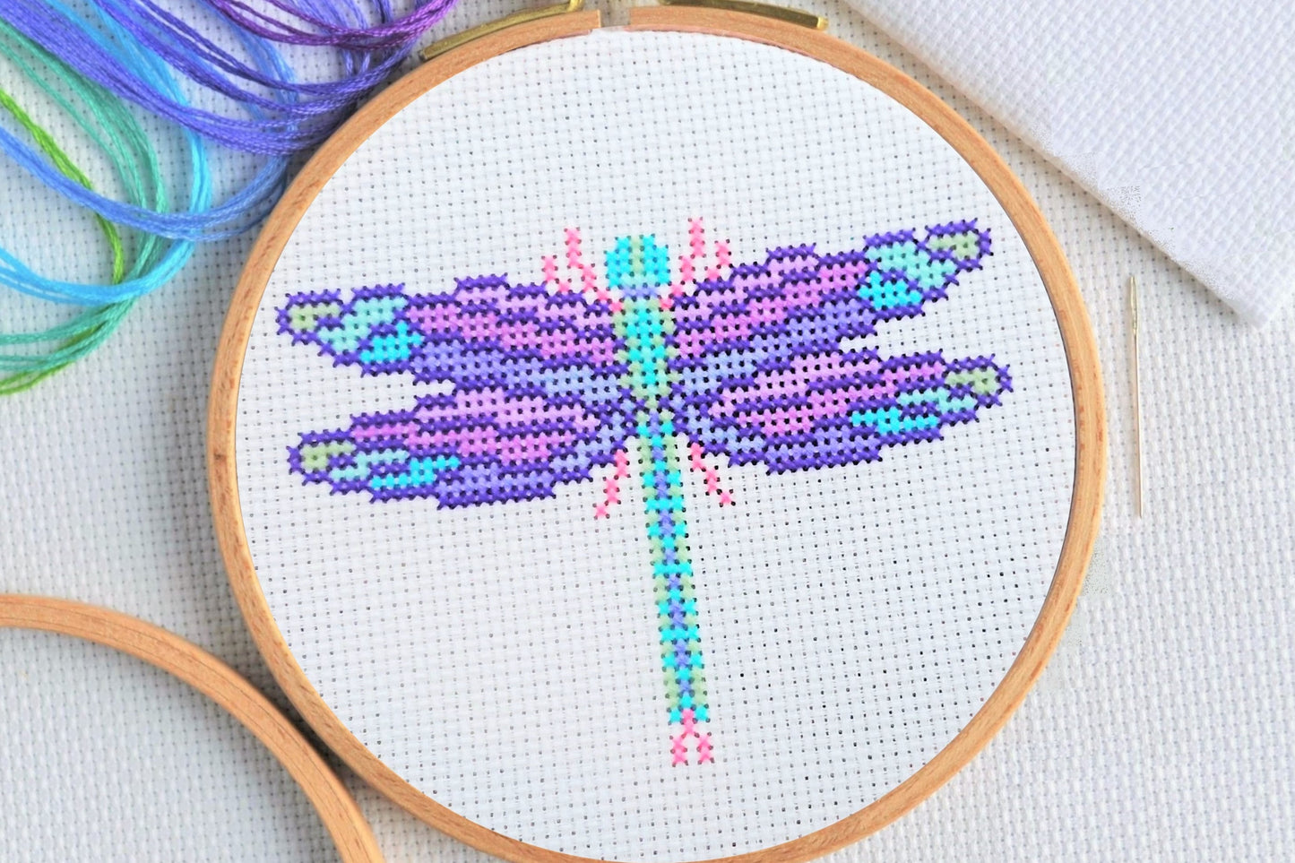 Mini Dragonfly Cross Stitch Kit