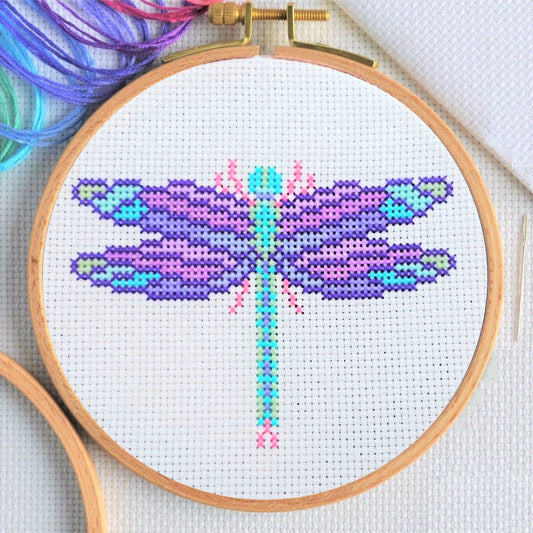 Mini Dragonfly Cross Stitch Kit