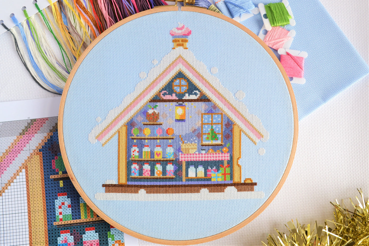 Bundle Offer: Seasonal Houses 2 Cross Stitch Kits