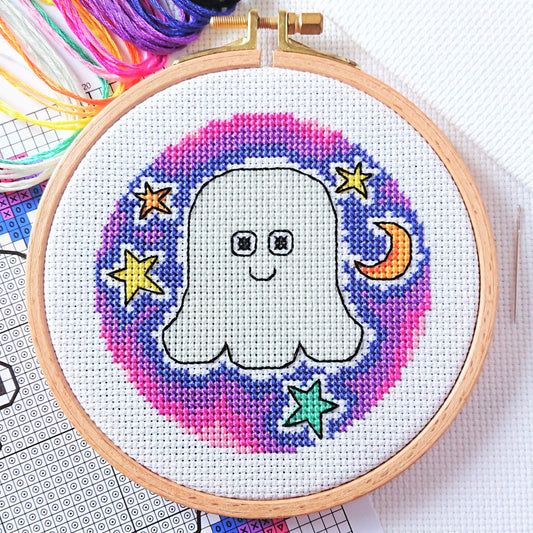 Halloween Ghost Cross Stitch Kit