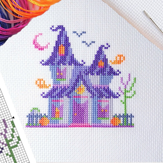 Haunted House Cross Stitch Kit