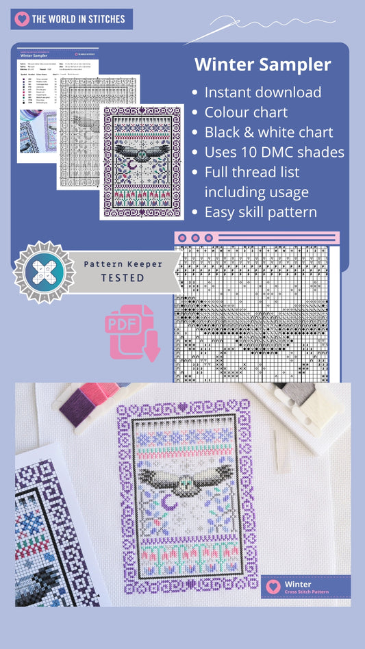 PDF Pattern for Winter Sampler