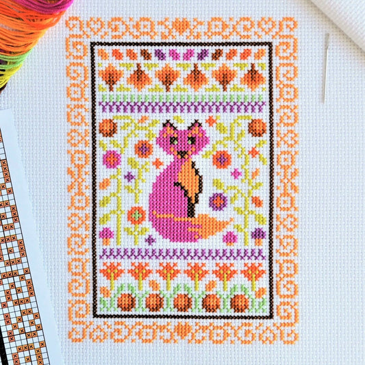 Autumn Sampler Cross Stitch Kit