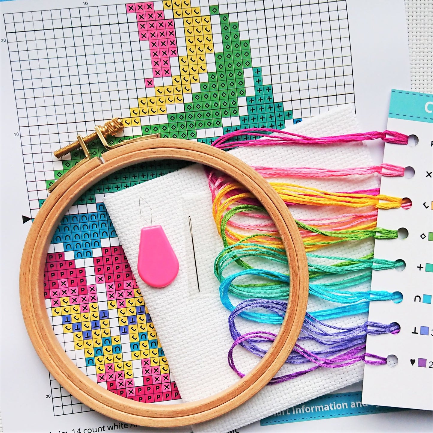 Cross Stitch Kit for Beginners ~ Cupcake