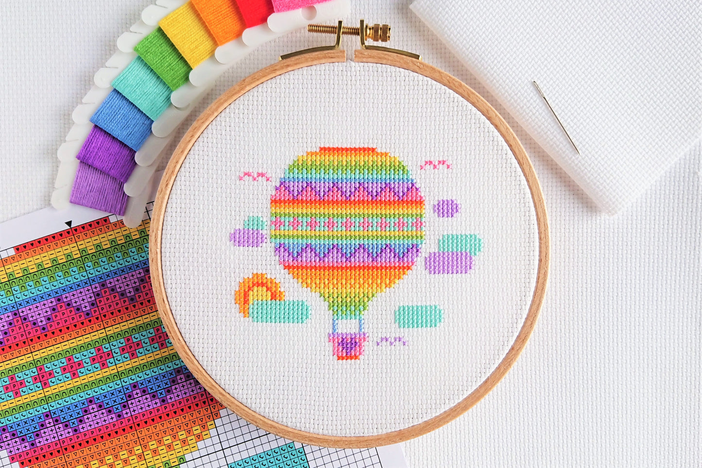 PDF Pattern for Rainbow Balloon