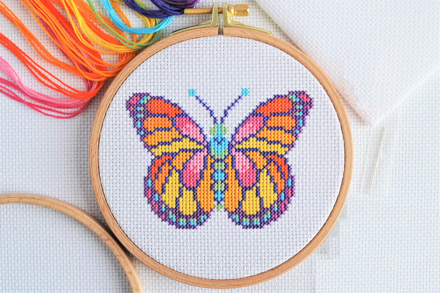 Mini Butterfly Cross Stitch Kit