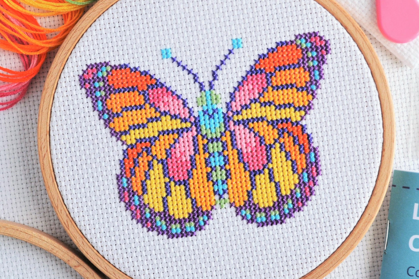 Mini Butterfly Cross Stitch Kit