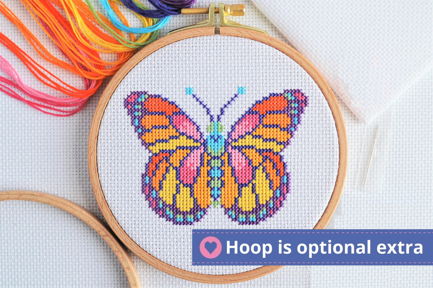 Mini Butterfly Cross Stitch Kit