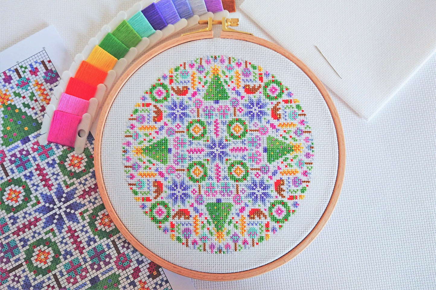 PDF Pattern for Christmas Mandala