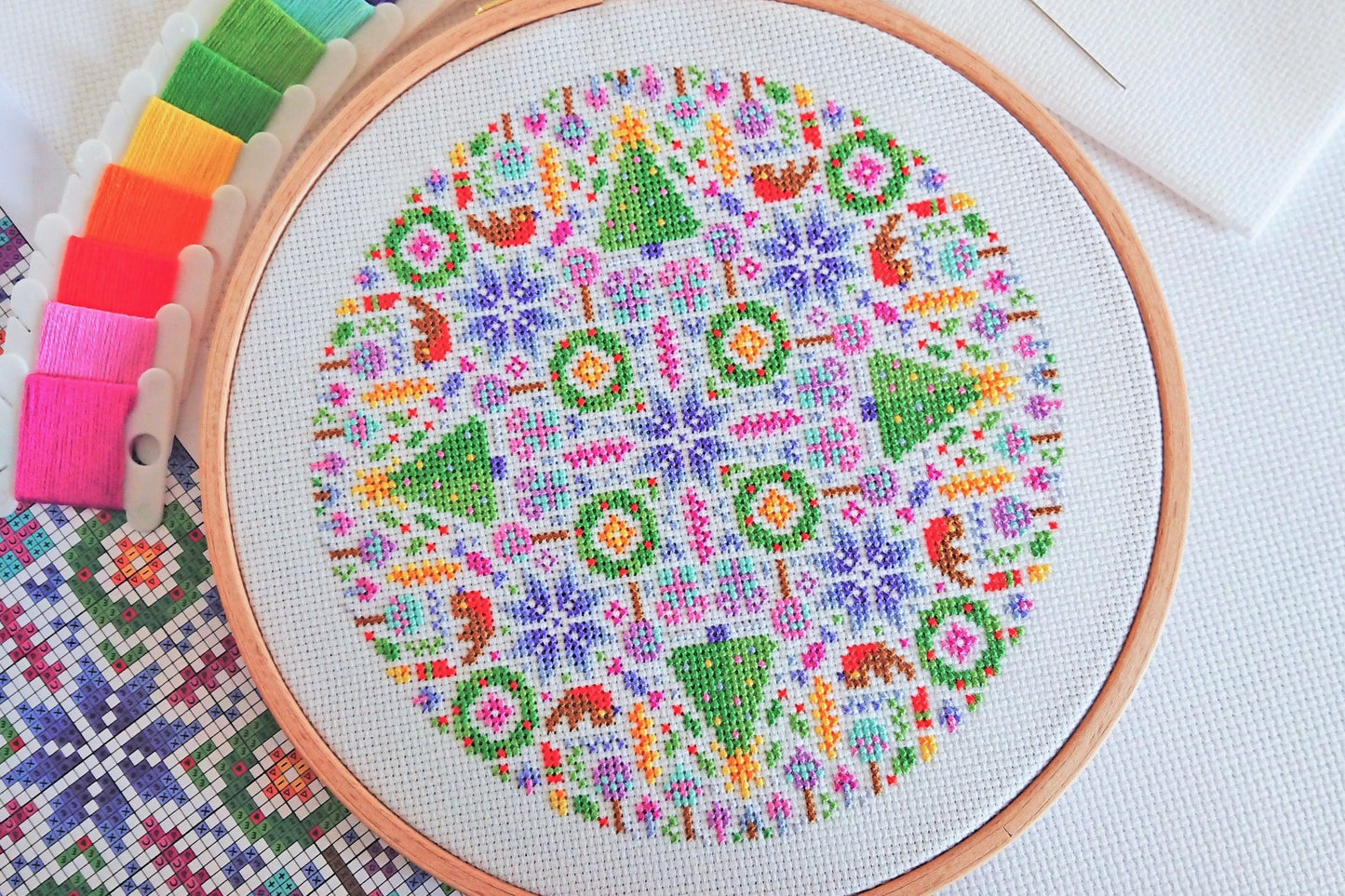 PDF Pattern for Christmas Mandala